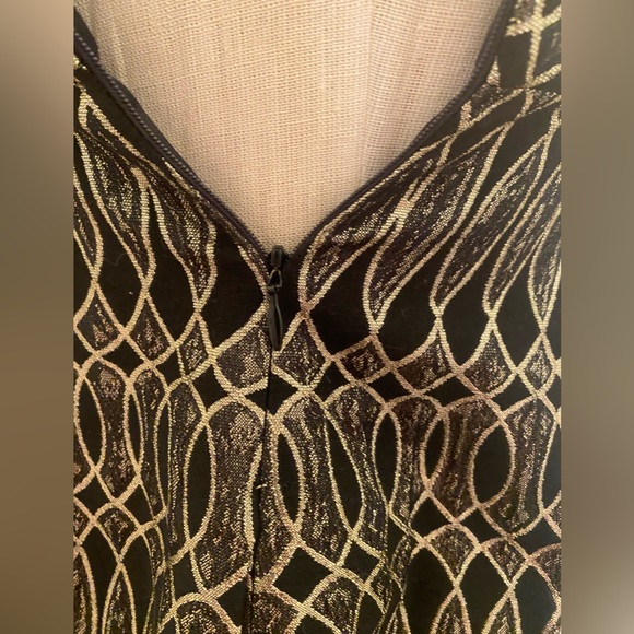 NWOT Milly New York Gold Sparkle Cocktail Dress - Picture 4 of 8